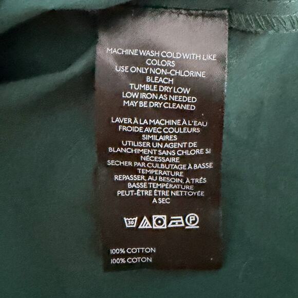 Anthropologie Long-Sleeve Belted Front-Zip Midi Dress Size Medium Green NEW - Picture 6 of 7